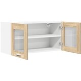  Viseći ormarić Sonoma hrast i bijela 80 x 31 x 40 cm | shoptok.hr