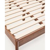 Kave Home Temno rjava zakonska postelja z letvenim dnom 160x200 cm Elan – | Shoptok.si