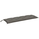  Jastuk za vrtnu klupu prošarano tamnosivi 150x50x7 cm tkanine | Eponuda.com