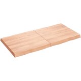 Stolna ploča svjetlosmeđa 120x60x(2-6) cm obrađena hrastovina | shoptok.hr