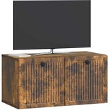 TV Omarica za TV, ki jo lahko montiraš na steno Dimljen hrast, (5000210195) | Shoptok.si