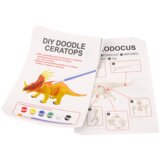  Jaje s dinosaurima za bojanje DIY sa kistovima i bojama - zelena | shoptok.hr