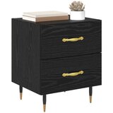  Noćni ormar s ladicama 2 pcs Crni hrast 40 x 35 x 47,5 cm | Eponuda.com