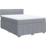 vidaXL krevet box spring s madracem svjetlosiva 160x200 cm tkanina | shoptok.hr