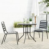 Maison Chic Vrtni stoli - Stol za vrt 3 kosi antracit prašno barvano jeklo JS1499, (21877990) | Shoptok.si