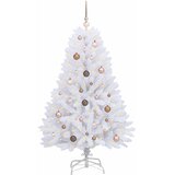  Umjetno božićno drvce Bijelo 80 x 80 x 150 cm PVC i metal | shoptok.hr