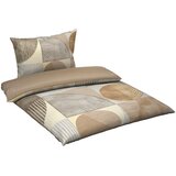 Esposa OBOJESTRANSKA POSTELJNINA 140/200 cm saten rjavosiva | Shoptok.si