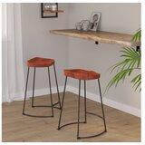  Barski stolci Gavin 2 kom 45 x 40 x 63 od masivnog drva manga | shoptok.hr