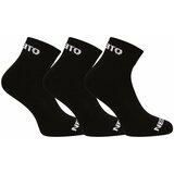 Nedeto 3PACK socks ankle black Cene