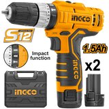 Ingco AKU udarna bušilica 12V; 2x1,5Ah | shoptok.hr