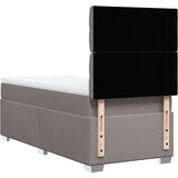 vidaXL box spring postelja z vzmetnico taupe 80x200 cm blago, (21291271) | Shoptok.si