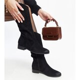 VINCEZA Black lace-up leather boots | Shoptok.si