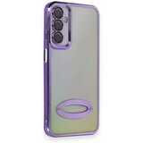  futrola sa niklovanim obodom No1 za xiaomi poco F5 pro tamno ljubicasta | ePonuda.com