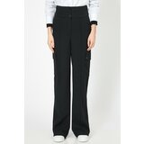 Koton Women's Black Button Detailed Trousers | Shoptok.si