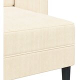 SOFA 2-sjed s ležaljkom u obliku slova L krem 125 cm lan | Eponuda.com