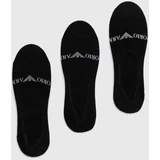 Emporio Armani Underwear Nogavice 3-pack moški, črna barva