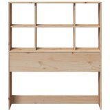 vidaXL Vzglavje s predelki 90 cm trdna borovina | Shoptok.si