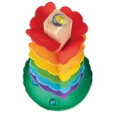 Tooky Toy Stolp z žogicami - mavrica | Shoptok.si