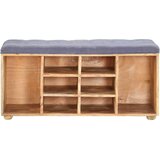 vidaXL Klop za hodnik 100x35x47 cm trden mangov les | Shoptok.si