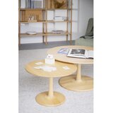 Rowico Okrogla mizica v hrastovem dekorju 90x90 cm Hobart – | Shoptok.si