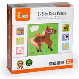 Viga sestavljanka kocke - živali na kmetiji Cene