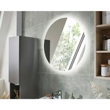 XORA KOPALNIŠKO OGLEDALO, 70/70/4,2 cm steklo, leseni material | Shoptok.si
