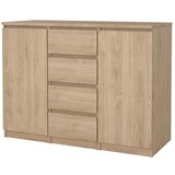 Tvilum Komoda v hrastovem dekorju v naravni barvi 121x91x50 cm Naia – | Shoptok.si