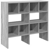 vidaXL Regal za čevlje 2 kosa zložljiva siva sonoma 89,5x30x40 cm, (21779773) | Shoptok.si