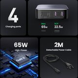 Ugreen Nexode 65W polnilec, 2x USB-A, 2x USB-C | Shoptok.si