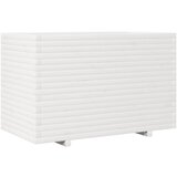 vidaXL Vrtno cvetlično korito belo 110x60x72 cm trdna borovina, (21229342) Cene