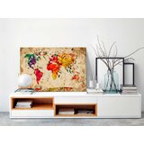  Slika za samostalno slikanje - World Map (Colour Splashes) 60x40 | shoptok.hr