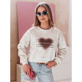 DStreet Bluza damska oversize tie-dye z sercem DESSER szara | Shoptok.si