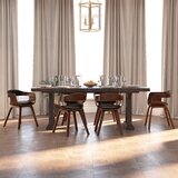 The Living Store Jedilni stol 6 kosov črn ukrivljen les in umetno usnje - Jedilni Stol, (21662979) | Shoptok.si