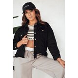 DStreet MOLI Women's Oversize Denim Jacket Black Cene