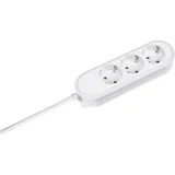 Razdelilna letev brez stikala 3-delna bela\, varnostni kontakt Electric 388272, (20641598)