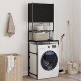  The Living Store Omara za pralni stroj črna 68x48,5x194 cm - Omara Za Pralni Stroj, (21487171) | Shoptok.si