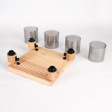  Brilagi - Spot svetlo HYGGE 4xE14/15W/230V drvo/zadimljeno | Eponuda.com
