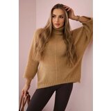 Kesi Włoski V-neck sweater ginger Ingwer camel Cijene