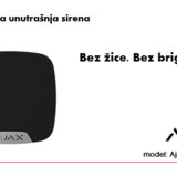 Ajax bežična unutrašnja sirena crne boje | Eponuda.ba