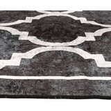  Perivi tepih crno-bijeli 80 x 150 cm | Eponuda.com