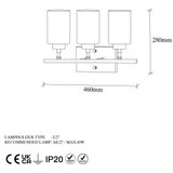 Opviq Yensuk - 13124 BlackGold Wall Lamp | ePonuda.com