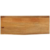 vidaXL Mizna plošča z naravnim robom 80x30x2,5 cm trden mangov les | Shoptok.si