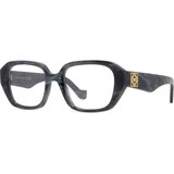 Loewe Anagram Anagram Black Geometric Eyeglasses ONE SIZE (51) Črna/Kristalna Cene