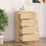  Komoda sonoma hrast 60x35x98,5 cm konstruiran les, (20621425) | Shoptok.si