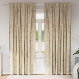 vidaXL sametne zavese 2 kosa z očesi krem 225x140 cm Cene