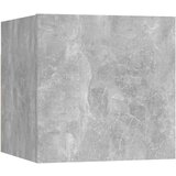 Noćni ormarići 2 kom siva boja betona 30 5x30x30 cm od iverice | shoptok.hr