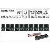 Yato Gola oreščki šesterokotni kovani 1/2" komplet 10 kosov 10-22mm, (20721493) | Shoptok.si