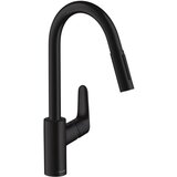 Hansgrohe focus 240 slavina za sudoperu sa izvlačnim tušem crna mat 31815670 | ePonuda.com