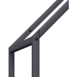  Stalak za drva antracit 40x25x120 cm Hladno valjani čelik | shoptok.hr
