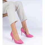 Gemre Pink classic eco-leather pumps Mikolada | Shoptok.si